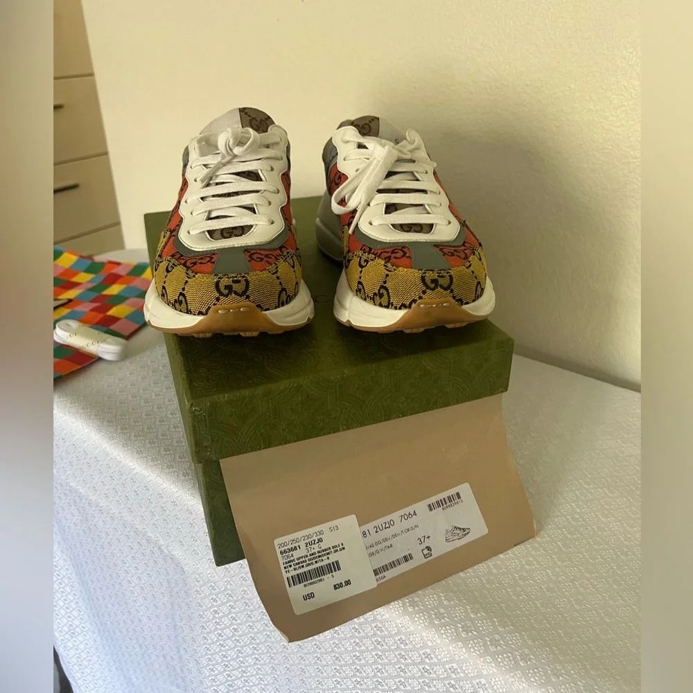 Gucci Rhyton GG Multi Orange. - Picture 10 of 10